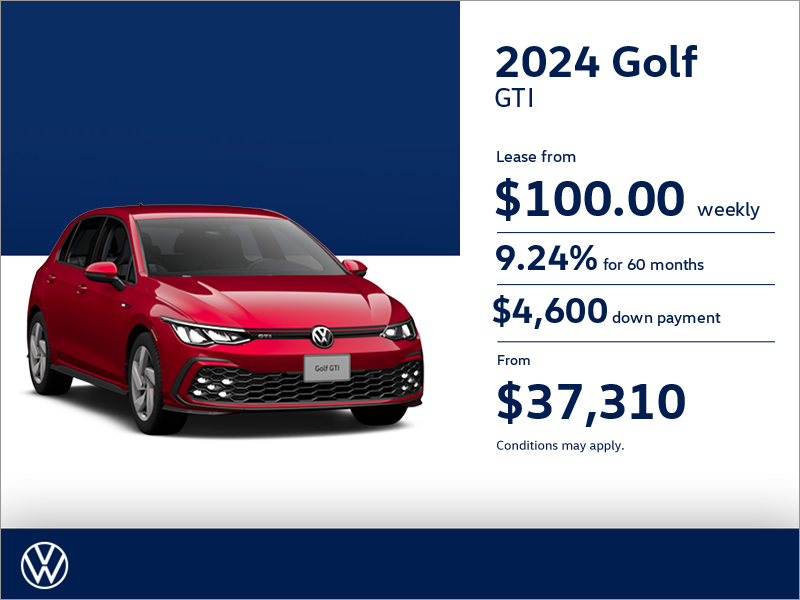 Grenier Volkswagen in Mascouche Get the 2024 Golf GTI