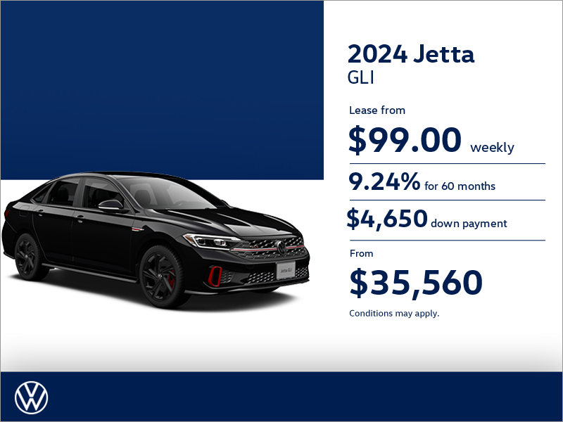 Grenier Volkswagen in Mascouche Get the 2024 Jetta GLI