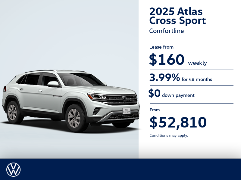 Get the 2025 Volkswagen Atlas Cross Sport