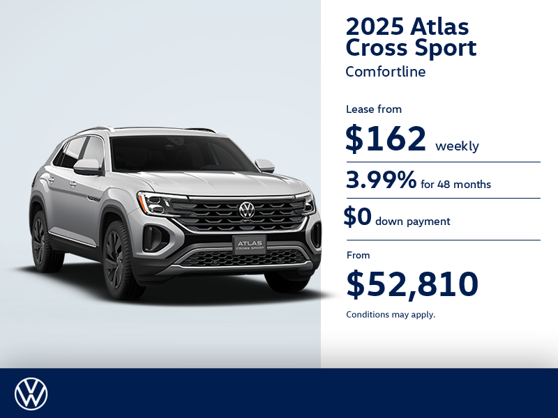 Get the 2025 Volkswagen Atlas Cross Sport