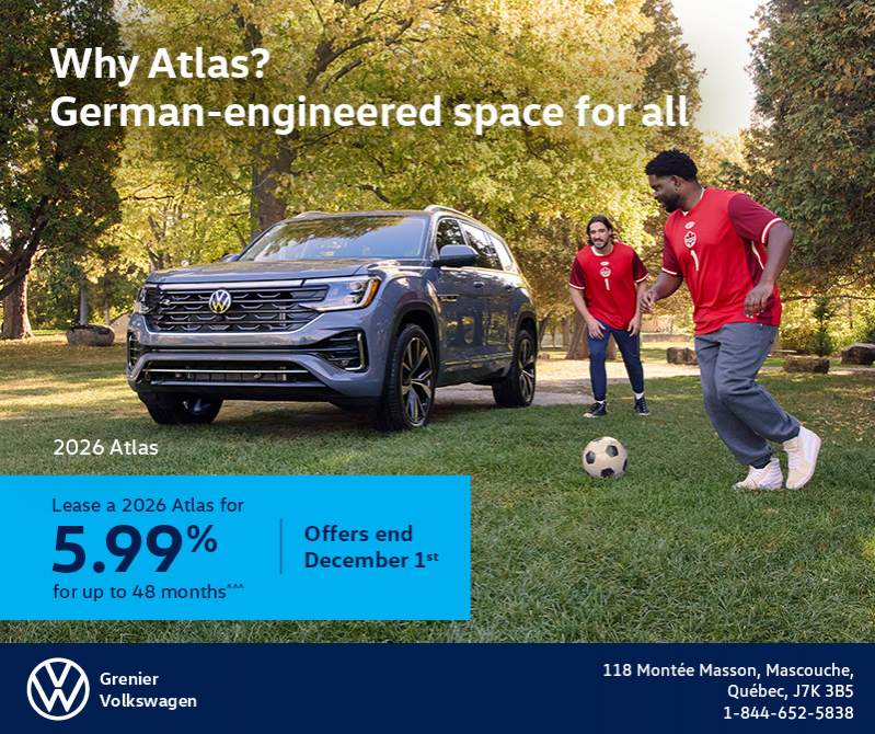 Get the 2026 Volkswagen Atlas