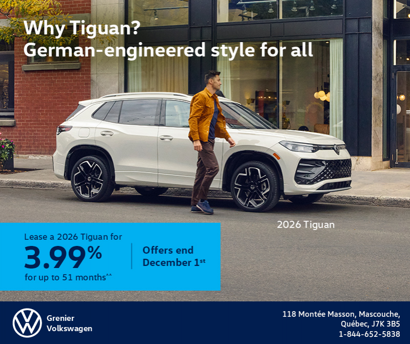 Get the 2026 Volkswagen Tiguan