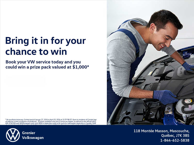 Bring it in for your chance to win