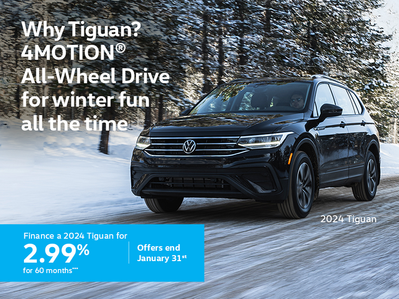 Get the 2024 Volkswagen Tiguan