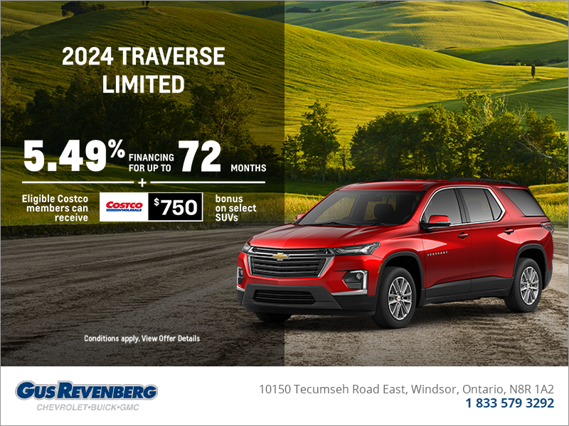 Get the 2024 Chevrolet Traverse