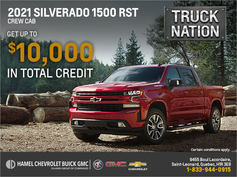 Get the 2021 Chevrolet Silverado