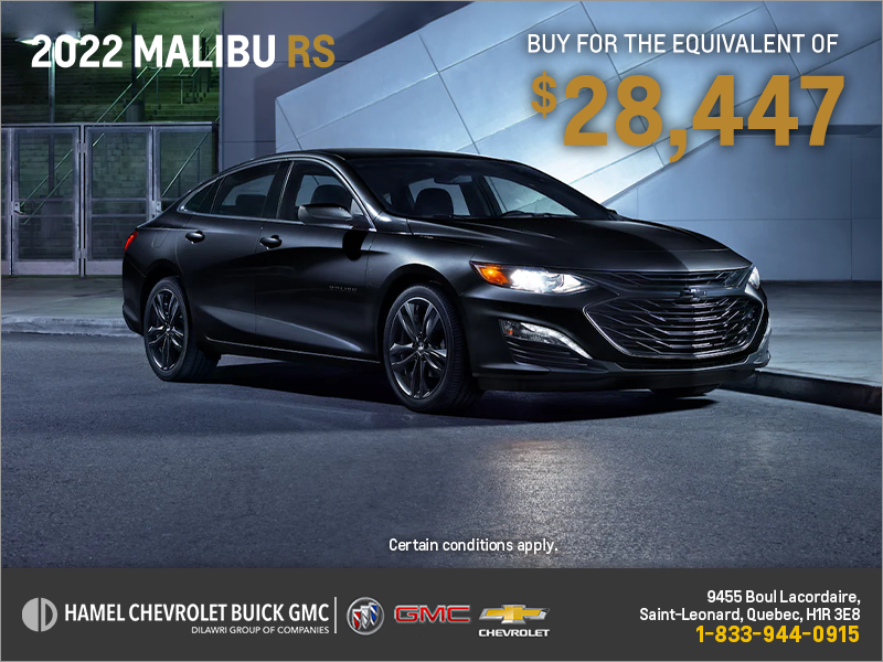 Get the 2022 Chevrolet Malibu