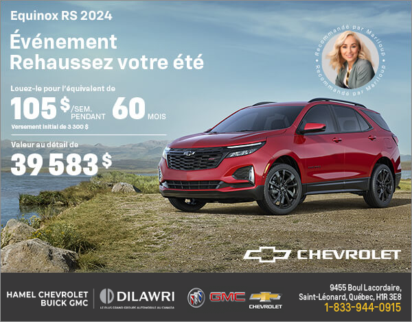 Procurez-vous le Chevrolet Equinox 2024