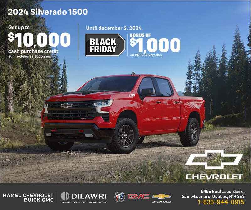 Get the 2024 Chevrolet Silverado 1500