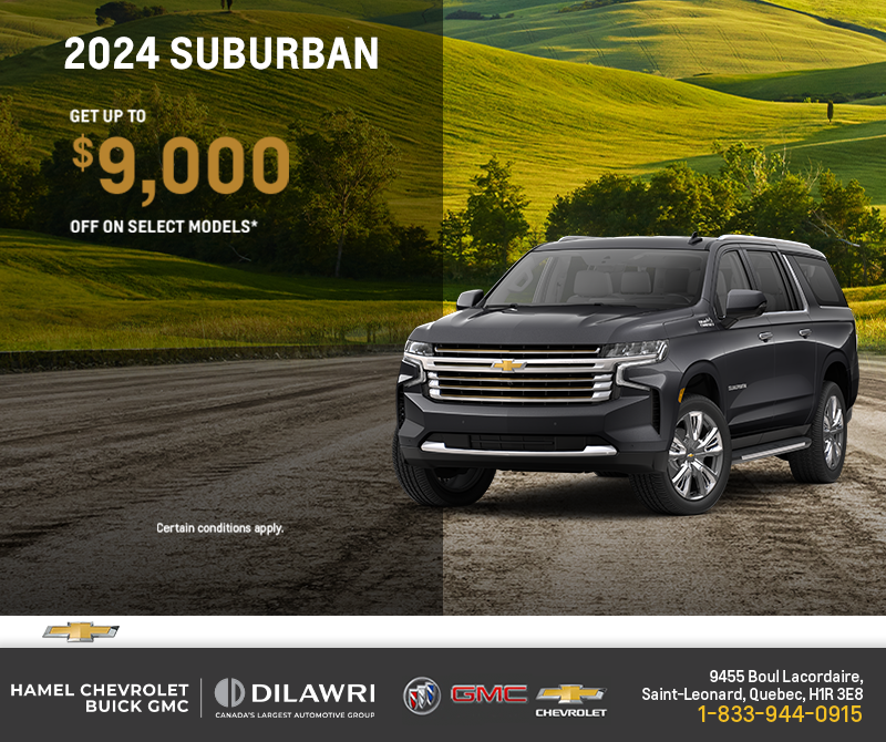 Get the 2024 Chevrolet Suburban