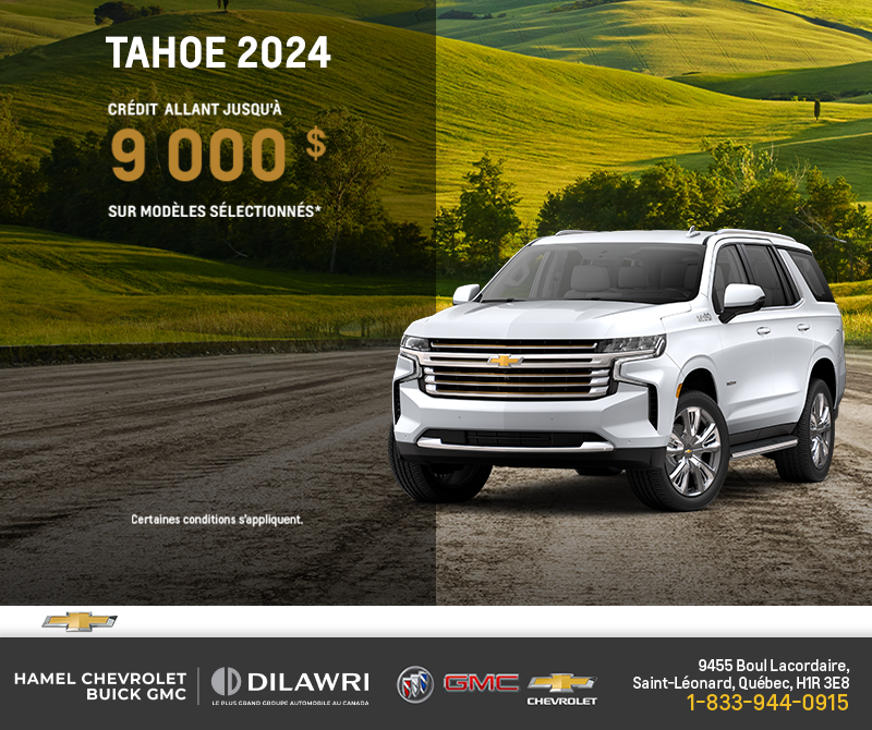 Le Chevrolet Tahoe 2024