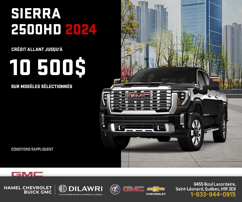 Le GMC Sierra 2500HD 2024