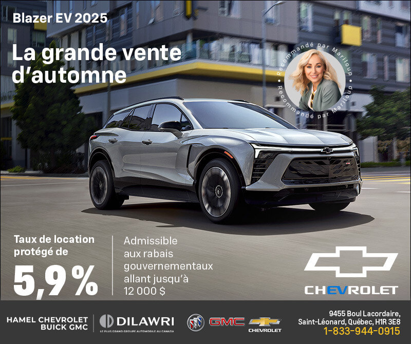 Procurez-vous le Chevrolet Blazer EV 2025