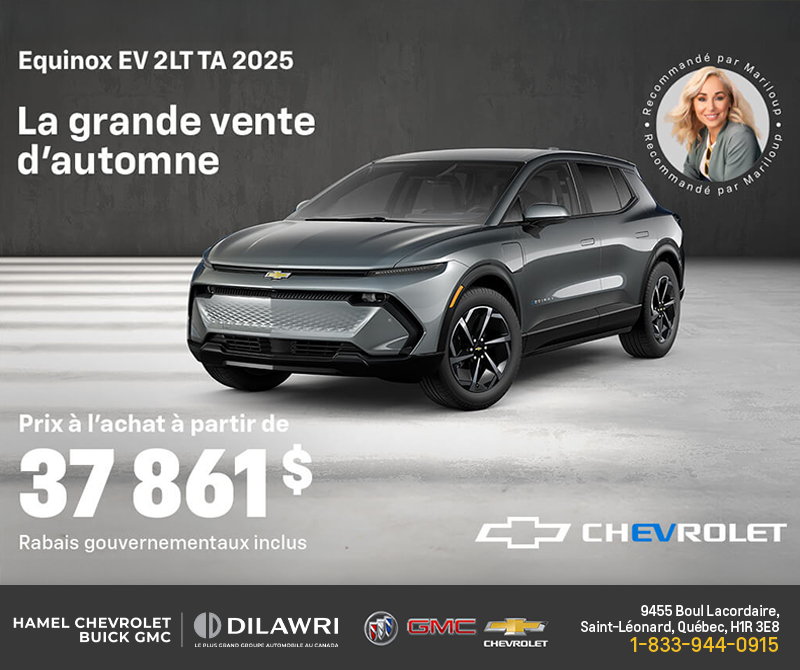 Procurez-vous le Chevrolet Equinox EV 2025