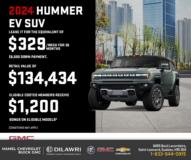 The 2024 GMC Hummer EV