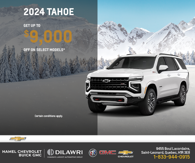 Get the 2024 Chevrolet Tahoe