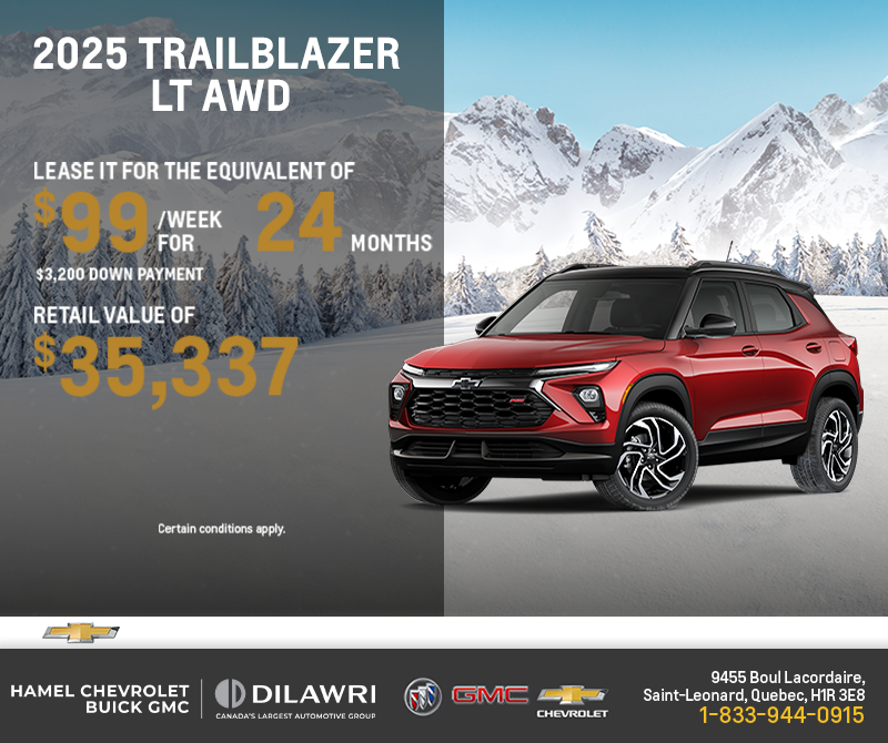 Get the 2024 Chevrolet Trailblazer LT AWD