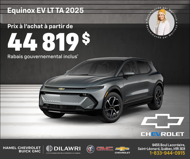 Procurez-vous le Chevrolet Equinox EV 2025