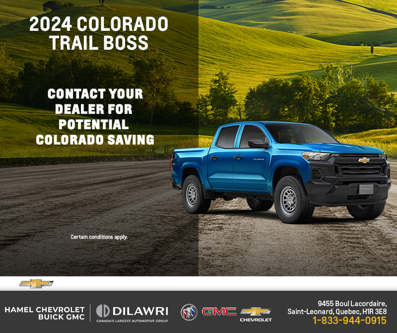 Get the 2024 Chevrolet Colorado