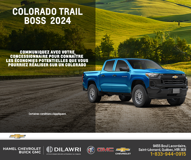 Le Chevrolet Colorado 2024