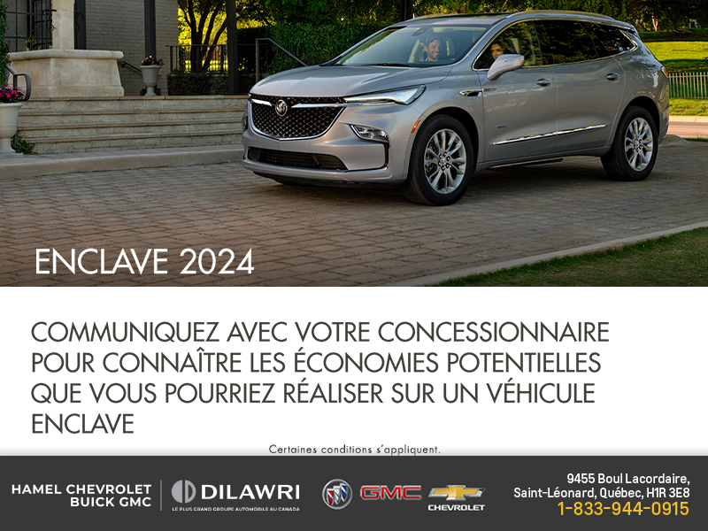 Procurez-vous le Buick Enclave 2024