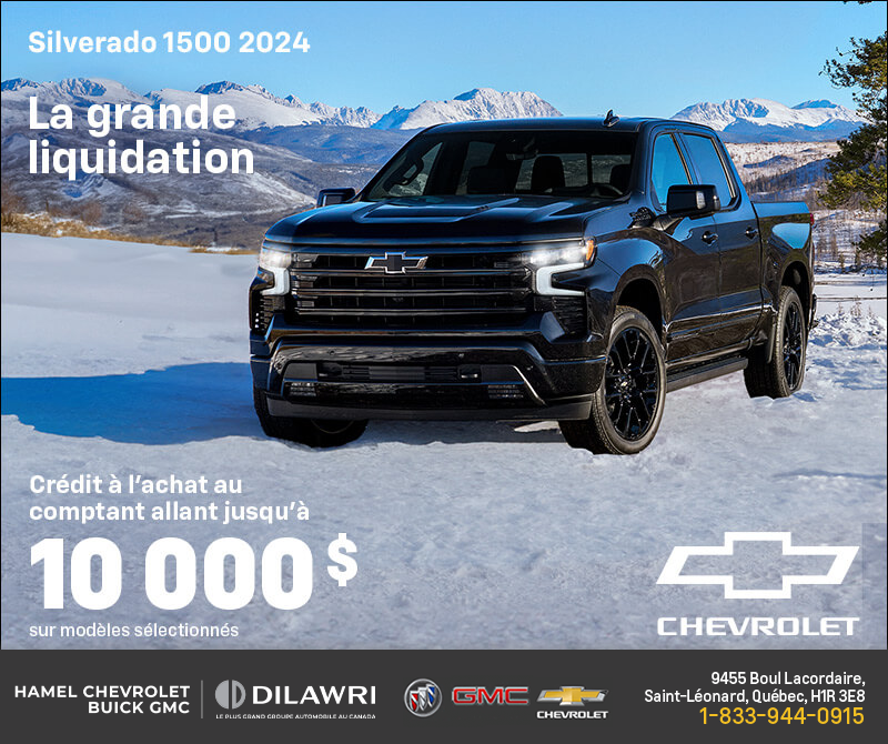 Procurez-vous le Chevrolet Silverado 1500 2024