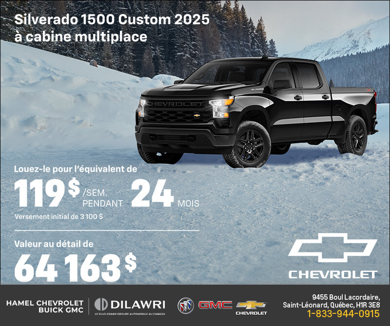 Procurez-vous le Chevrolet Silverado 1500 2024