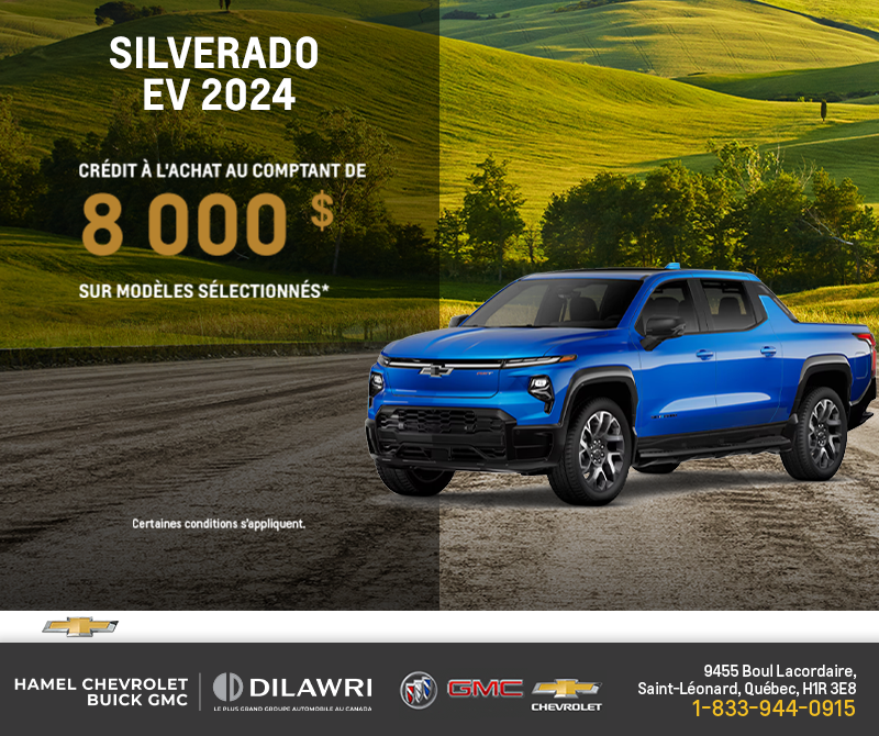 Procurez-vous le Chevrolet Silverado EV 2024