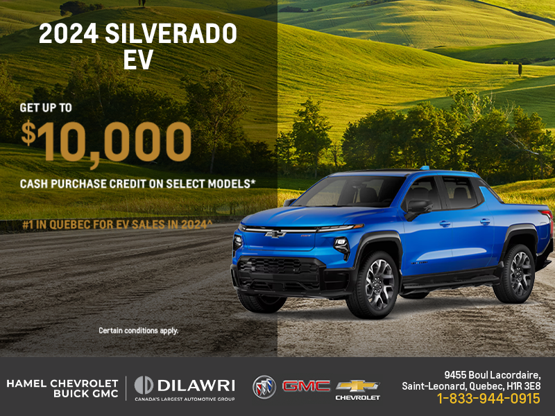 Get the 2024 Chevrolet Silverado EV