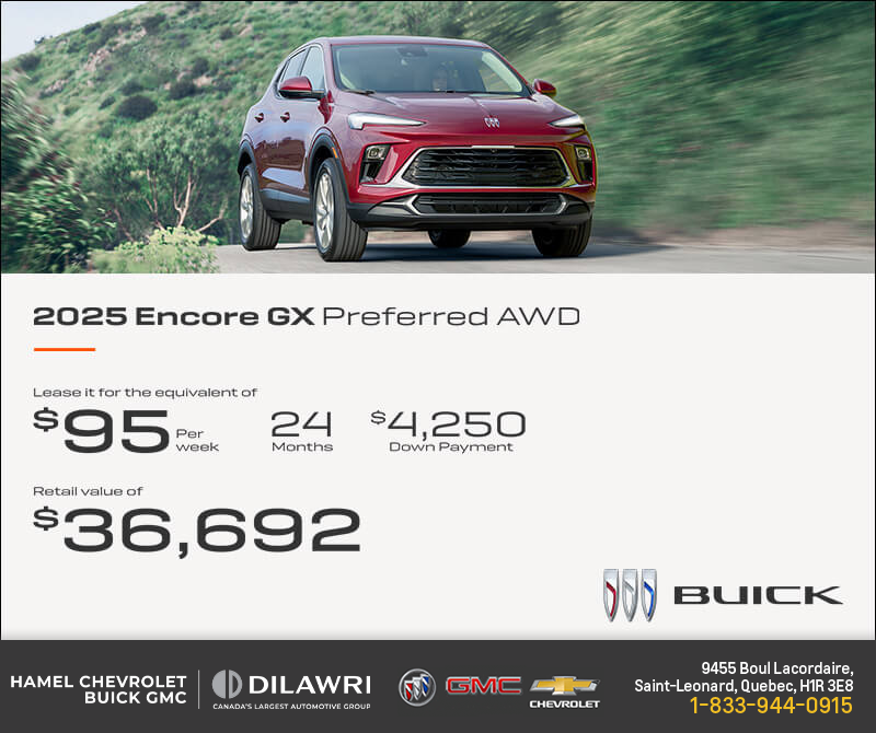 Get the 2025 Buick Encore GX