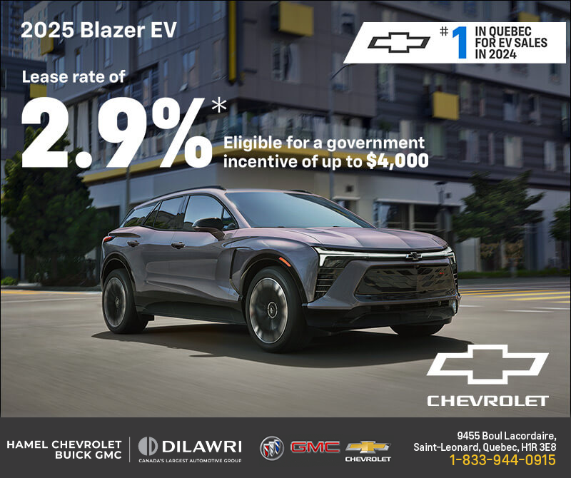 Get the 2025 Chevrolet Blazer EV