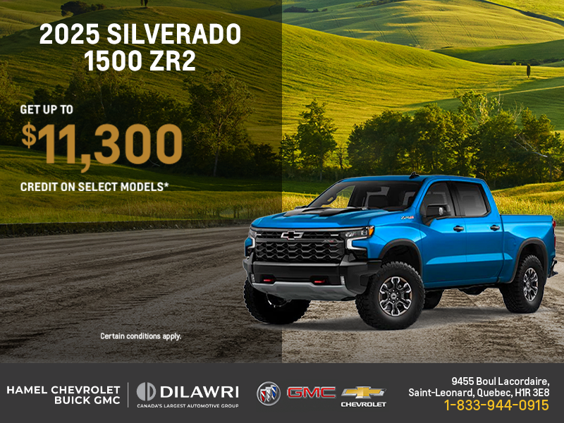 Get the 2025 Chevrolet Silverado 1500 ZR2