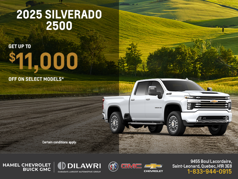Get the 2025 Chevrolet Silverado 2500
