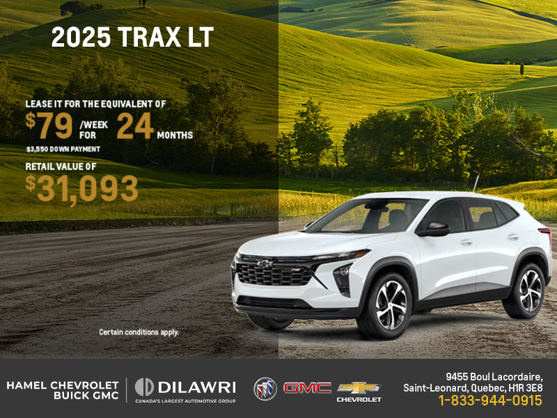 Get the 2025 Chevrolet Trax