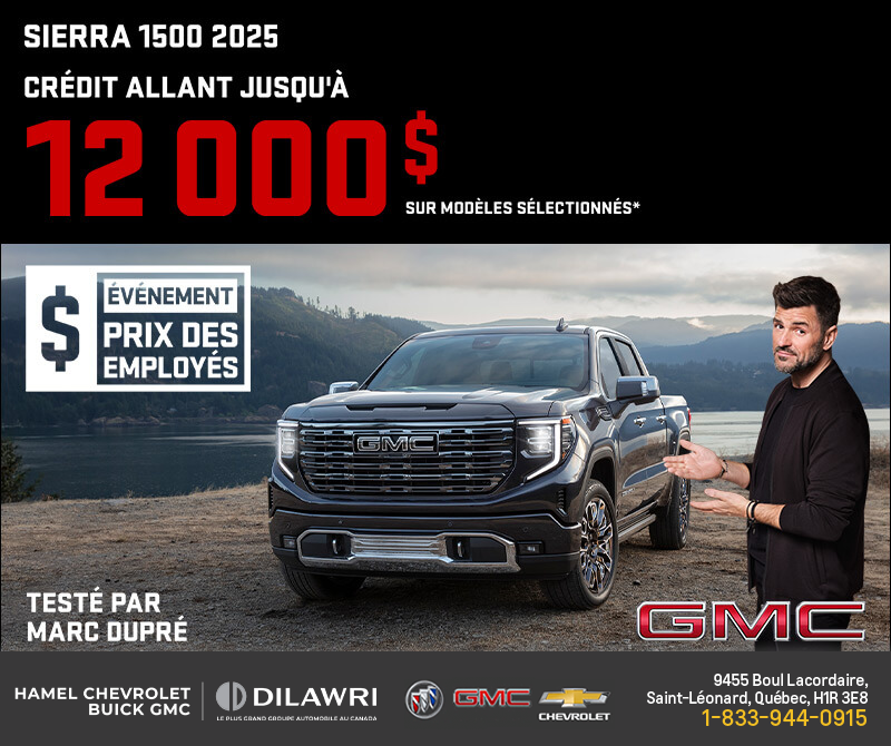 Le GMC Sierra 1500 2025