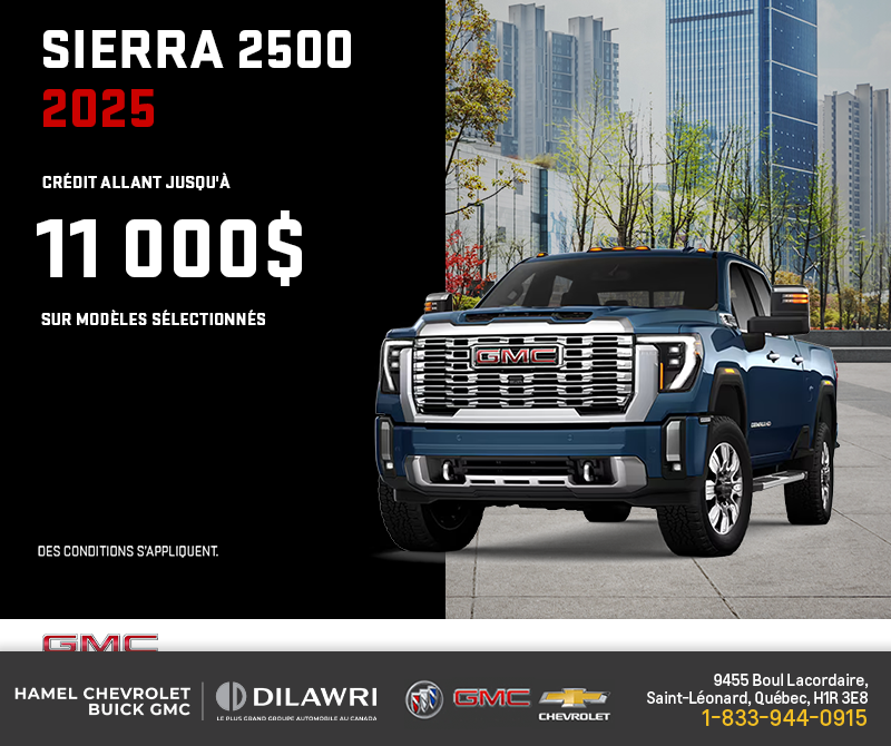 Le GMC Sierra 2500 2025