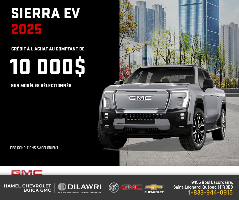 Le GMC Sierra EV 2025