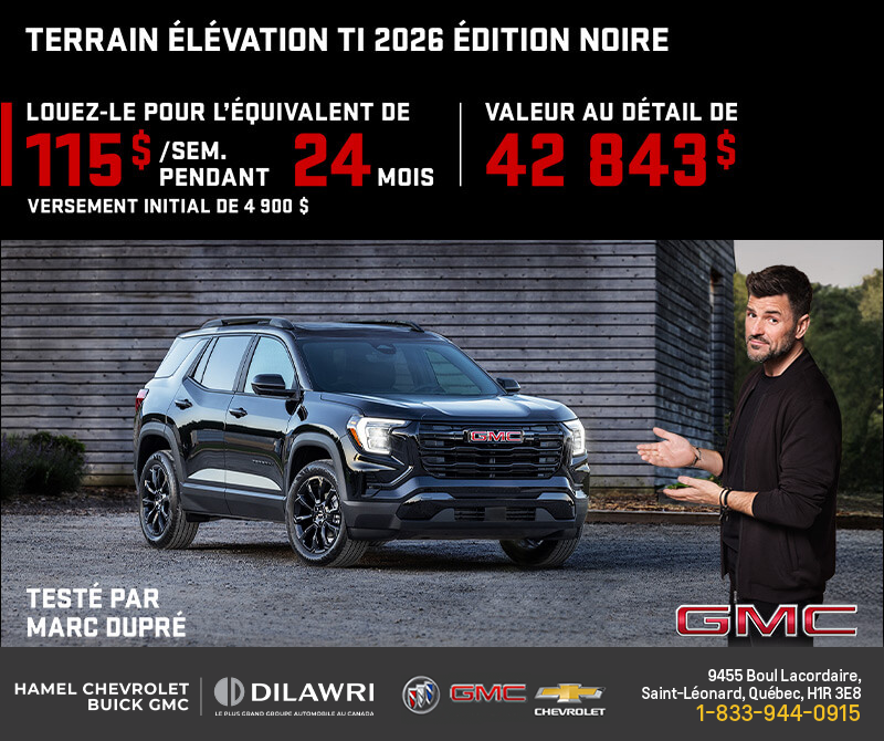 Le GMC Terrain 2026