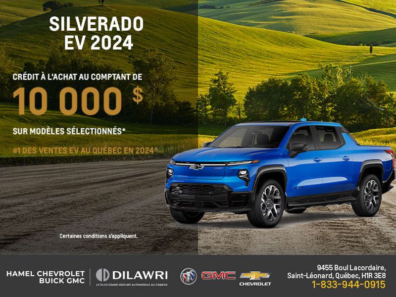 Procurez-vous le Chevrolet Silverado EV 2024