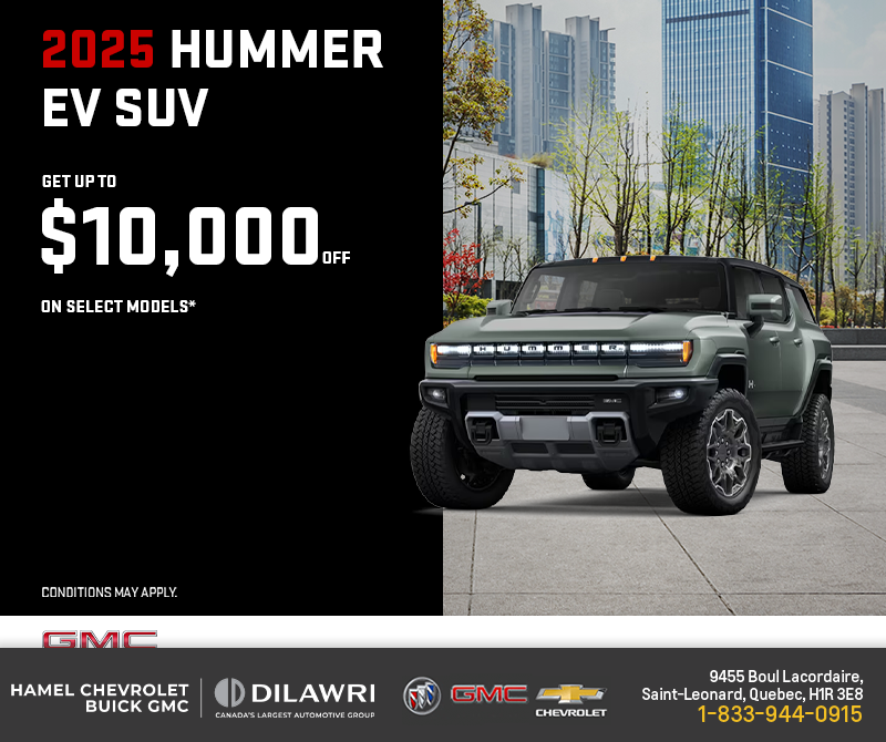 The 2025 GMC Hummer EV SUV