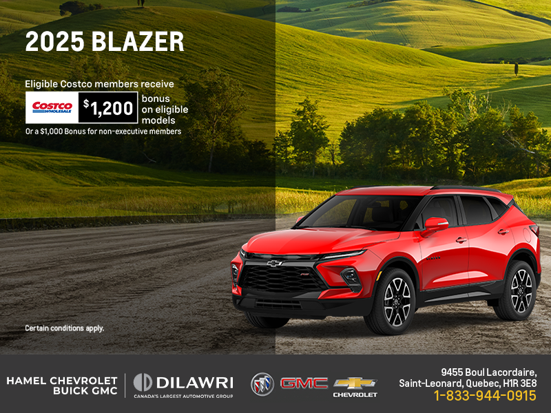 Get the 2025 Chevrolet Blazer