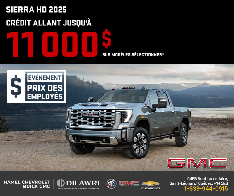Le GMC Sierra 2500 2025