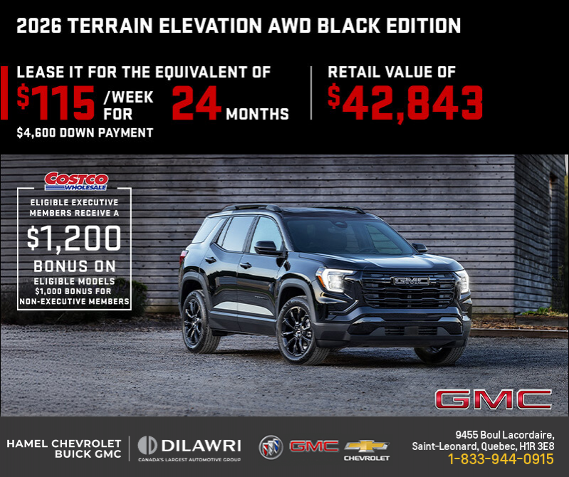 The 2026 GMC Terrain