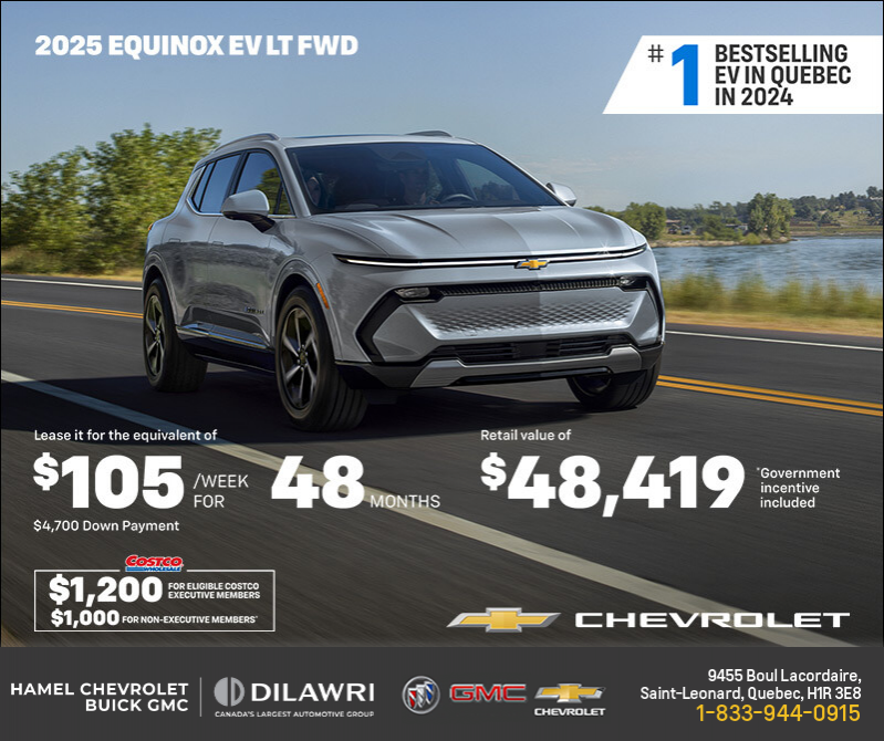 Get the 2025 Chevrolet Equinox EV