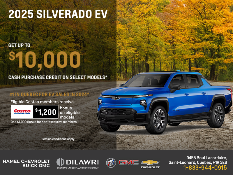 Get the 2025 Chevrolet Silverado EV