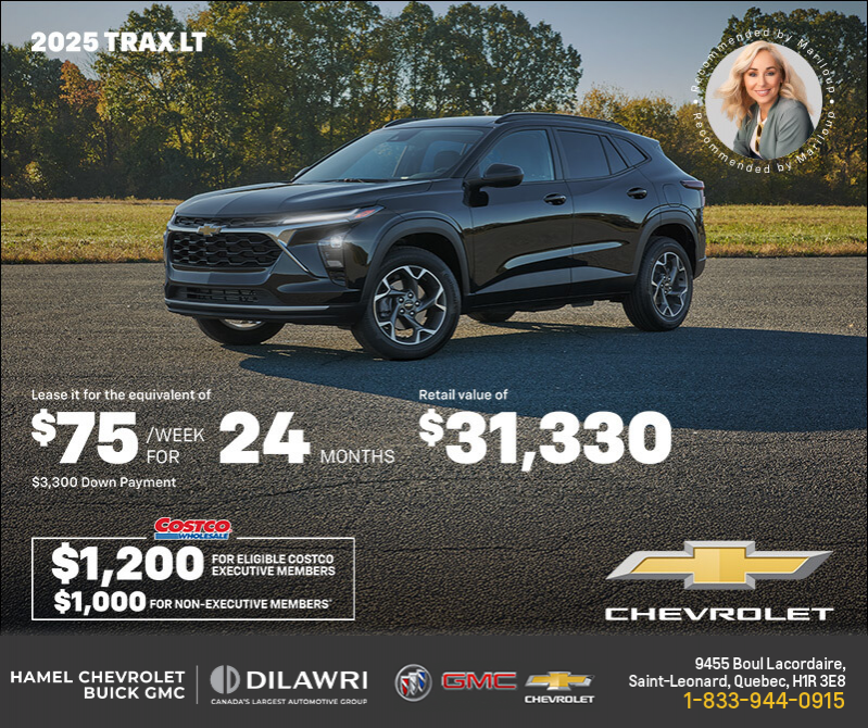 Get the 2025 Chevrolet Trax LT