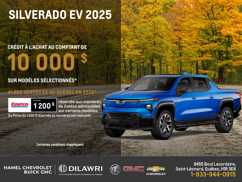 Procurez-vous le Chevrolet Silverado EV 2025