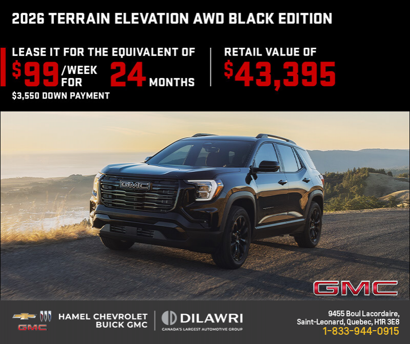 The 2026 GMC Terrain
