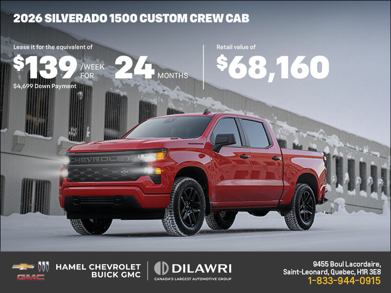 Get the 2026 Chevrolet Silverado 1500