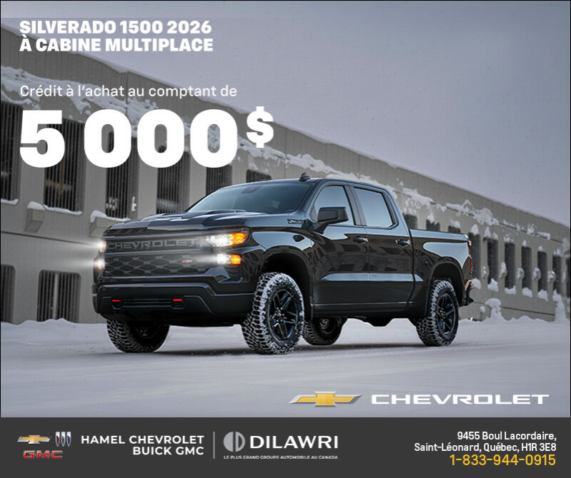 L'événement du mois Chevrolet